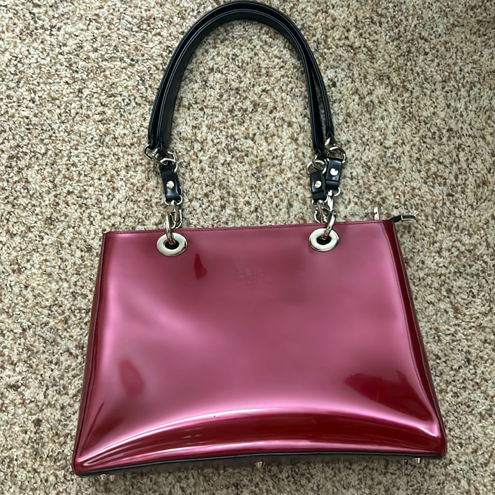 Beijo patent purse handbag shoulder bag